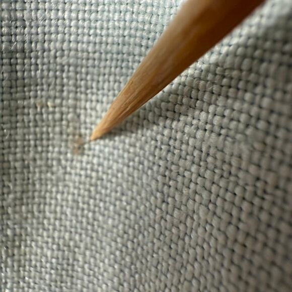 Eileen Fisher Linen Midi Dress Button Front Sleeveless Light Blue Minimalist - Picture 6 of 10